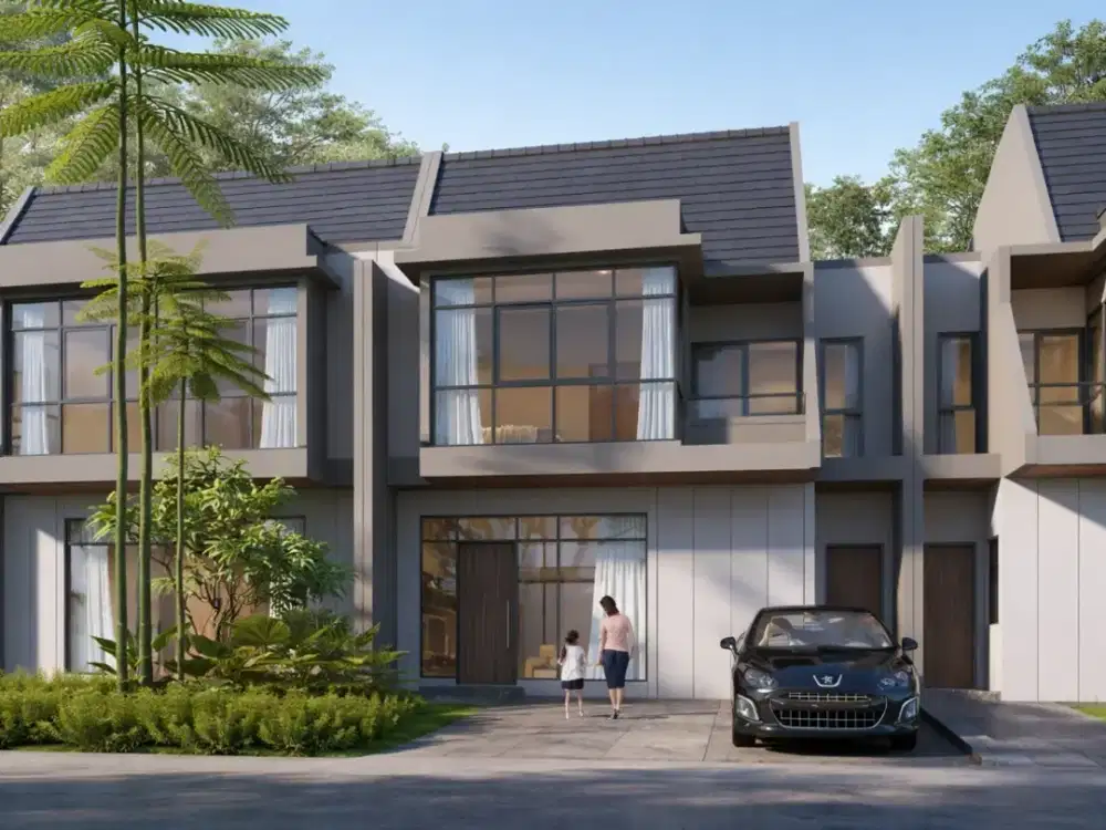 Graha Natura - Cluster Lily Tipe Idelia Deluxe – Rumah Tropical & Siap Huni - Surabaya Barat area Lontar