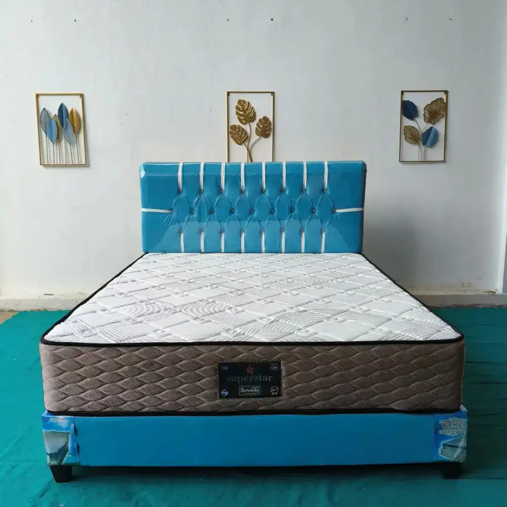 PAKET DIPAN + SPRING BED ELITE UK 160 X 200 CM