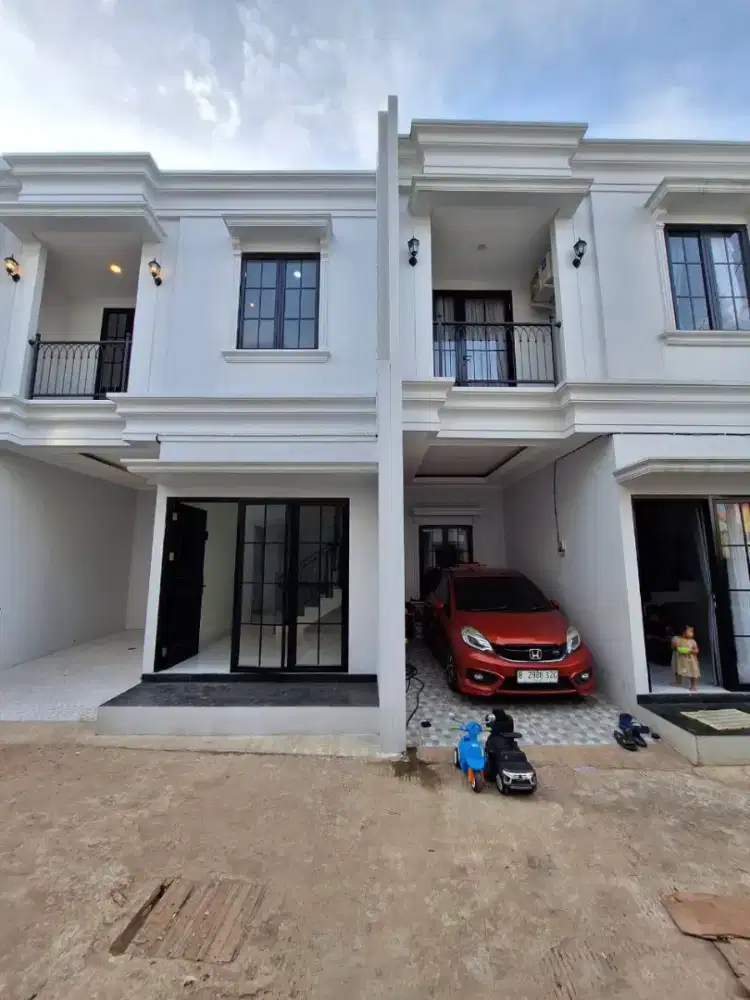 Rumah 2 Lantai Cicilan 5 Jutaan Dekat Stasiun Depok lama/Alun2 Depok