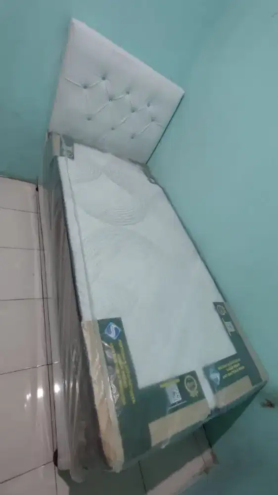 PAKET DIPAN + SPRING BED ELITE UK 120 X 200 Cm