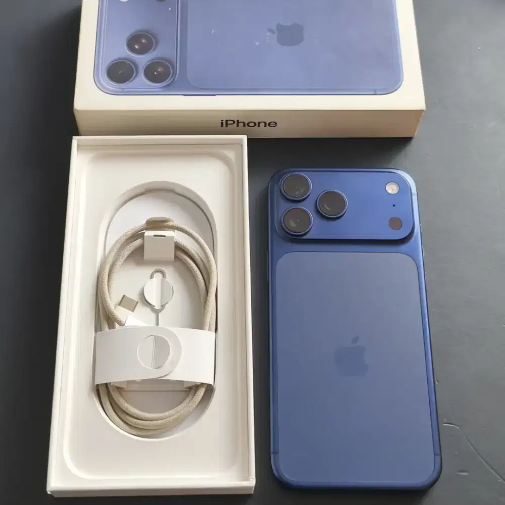 IPHONE 17 PRO MAX 256GB DEEP BLUE GARANSI INTER