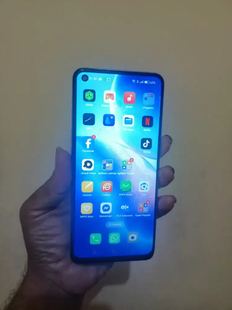 oppo Reno 5 ram 8/128 minus finger of batangan saja