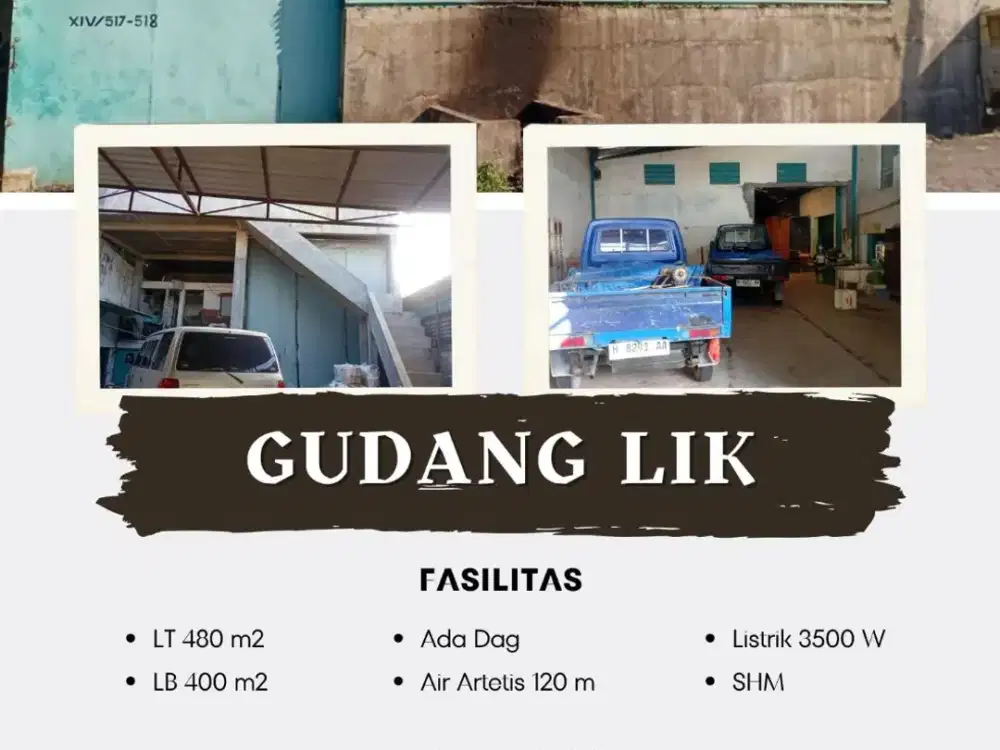 Gudang Siap Pakai Kawasan Industri Kecil LIK Bugangan Semarang