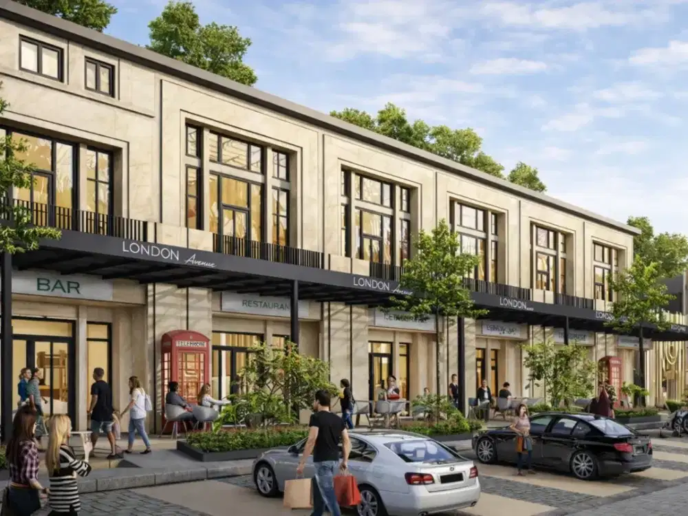 Ruko Premium London Park Avenue The Emerald – Area Bisnis Potensial Surabaya Barat - Wisata Bukit Mas