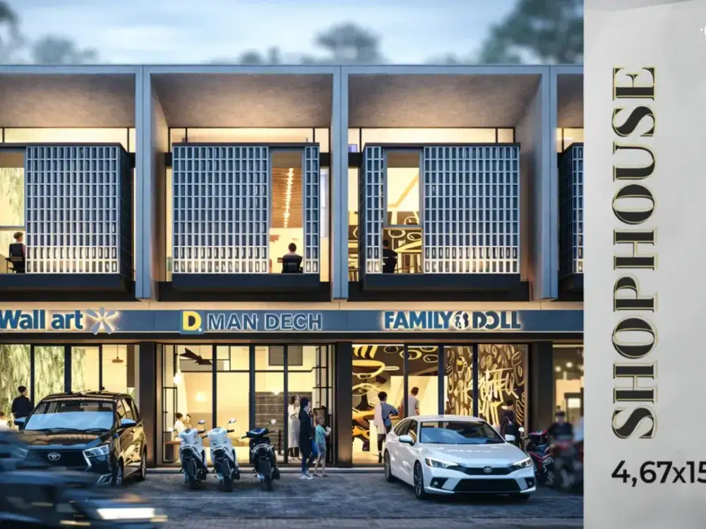 Tempat Usaha 2 Lantai Central Park MERR Phase 4 - Lokasi Strategis Cocok Untuk Usaha!