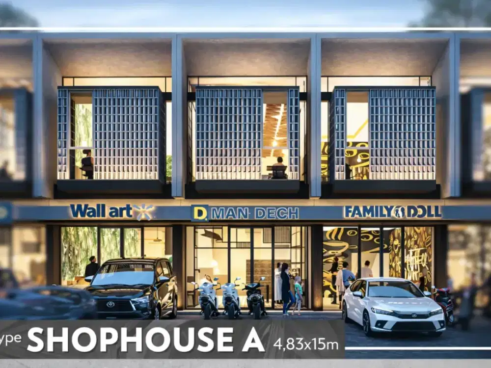 Shophouse Strategis Dekat Tol & Bandara Juanda - Central Park Merr Surabaya - Tipe A Phase 3