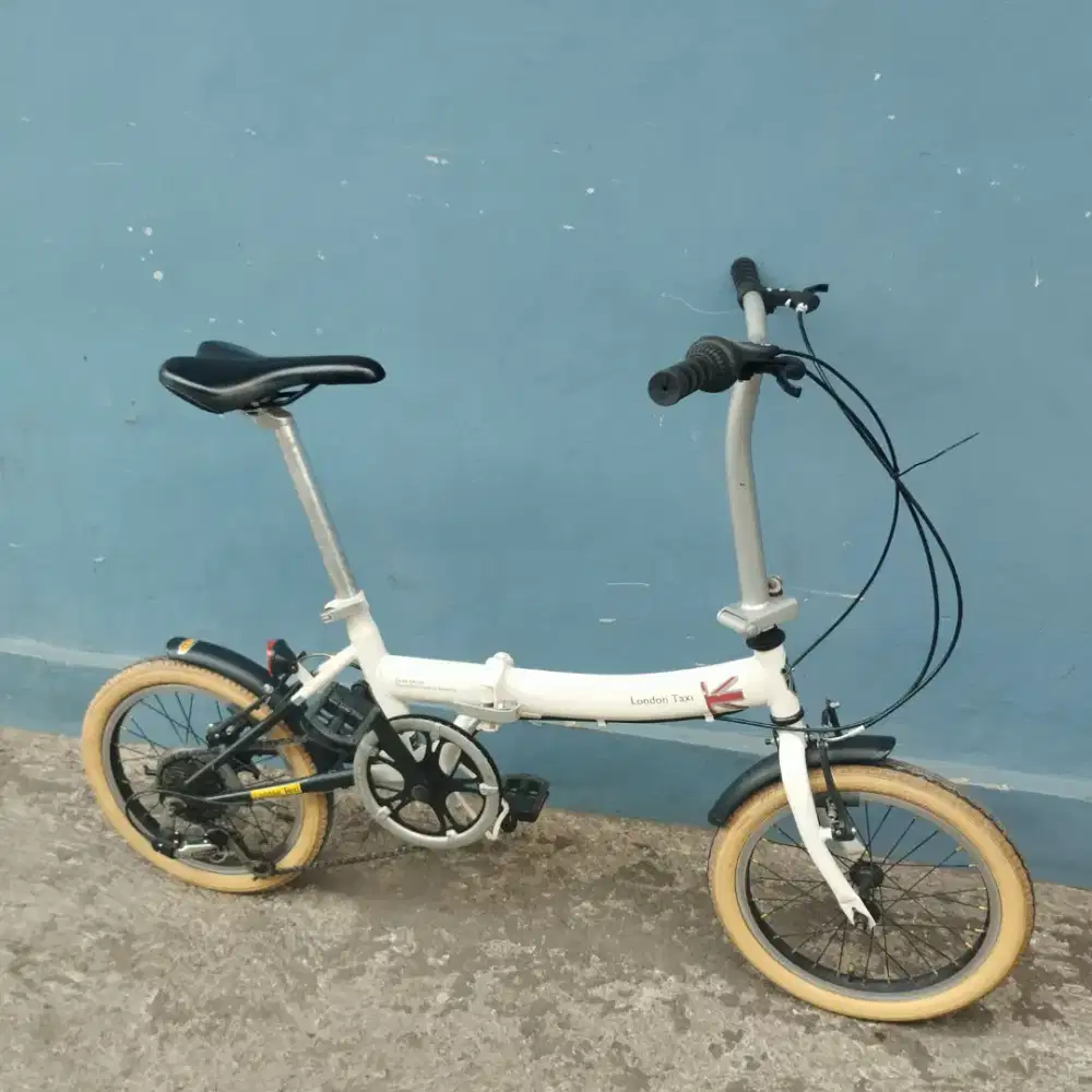 Sepeda lipat london taxi, folding bike london taxi, sepeda 16 inch