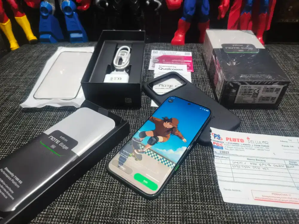 Infinix note edge 5G+ 8/256GB cuma buka dus doang fulset sampe nota