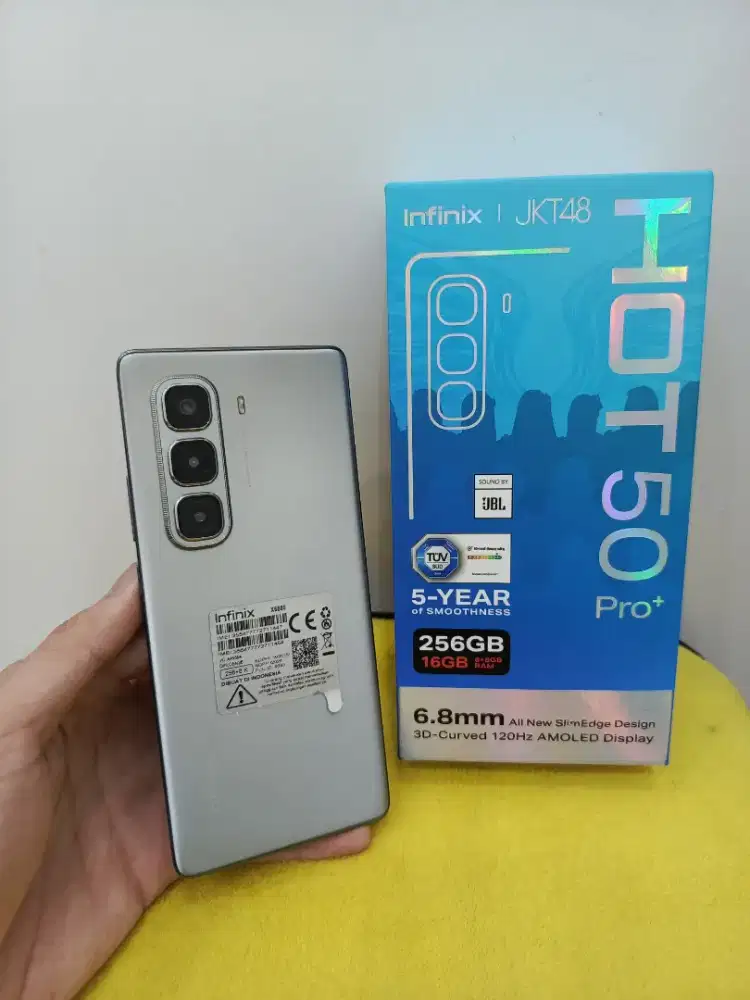 Infinix Hot 50 Pro Plus 8/256 Fullset Ori, Mulus, Nominus, Siap Pakai