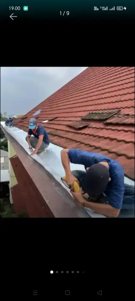 Atap bocor kanopi atap bajarigan terpasang dll bergaransi