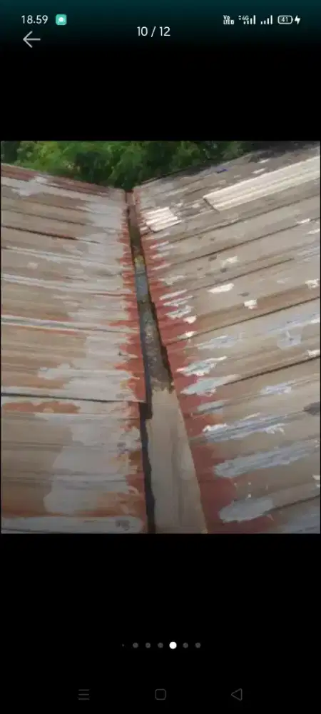 Atap bocor kanopi atap bajarigan terpasang dll