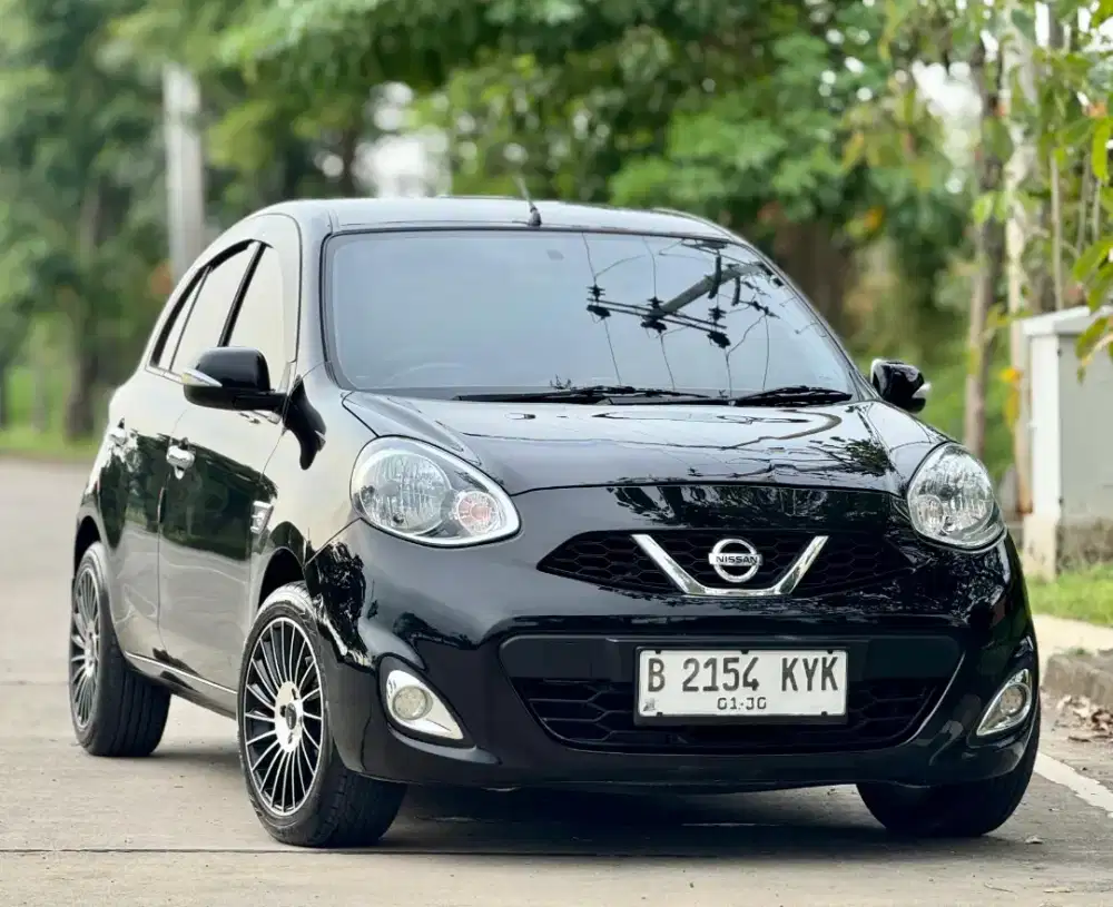 DP 14 jt! Km 50rb! Nissan March 1.2 Matic 2014 Facelift Antik!!
