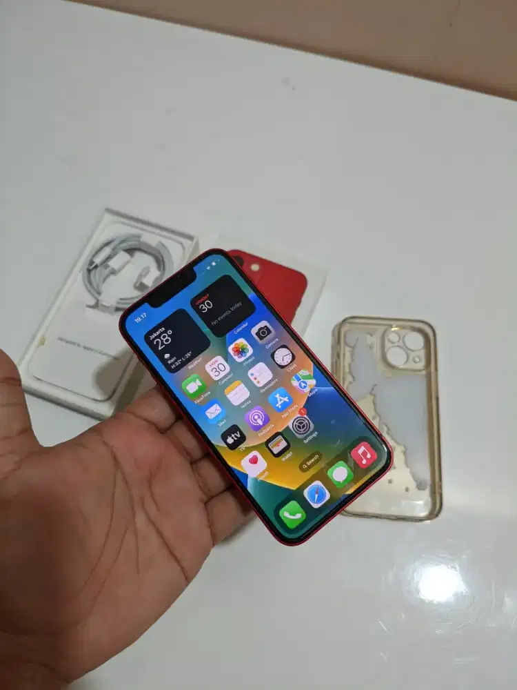 iphone 13 mini 128 ibox BH 75 no minus Fullset ex pribadi