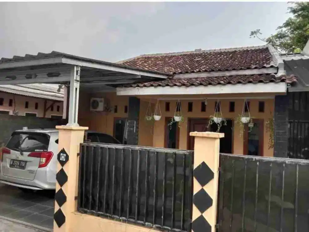 jual rumah kampung luas 135 m2 akses mobil deket jalan raya brimob serang