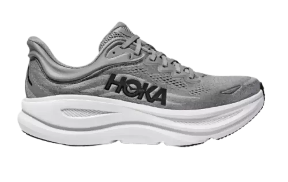 Sepatu Hoka Bondi 9 Galatic Grey