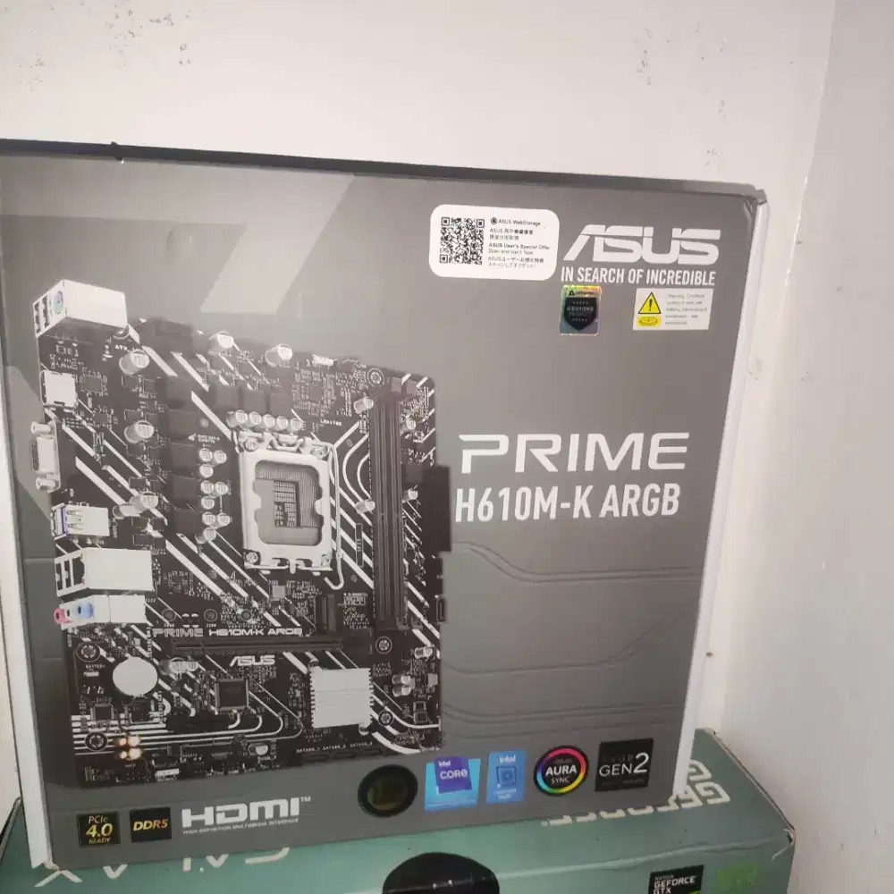 Motherboard Asus h610m K-ARGB DDR5 | Bukan DDR4 | Bukan b650m