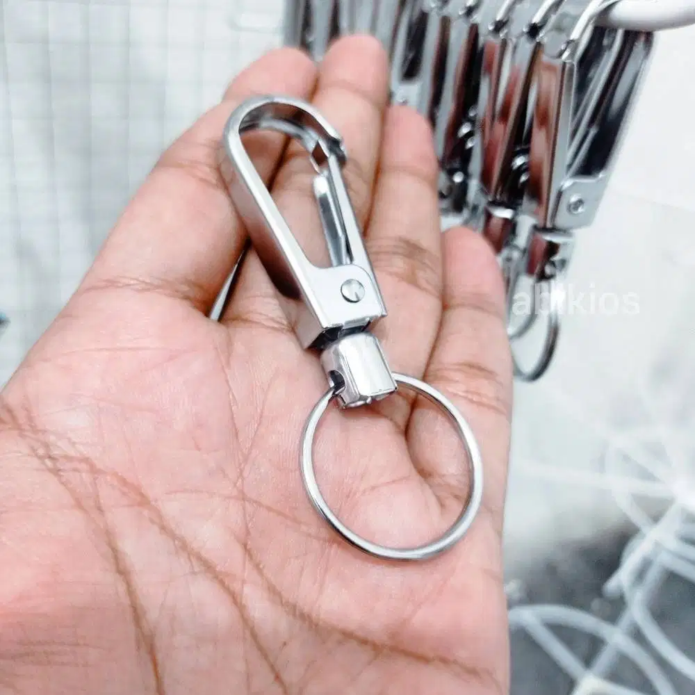Gantungan Kunci Mobil Motor Stainless Steel Carabiner Premium GK998