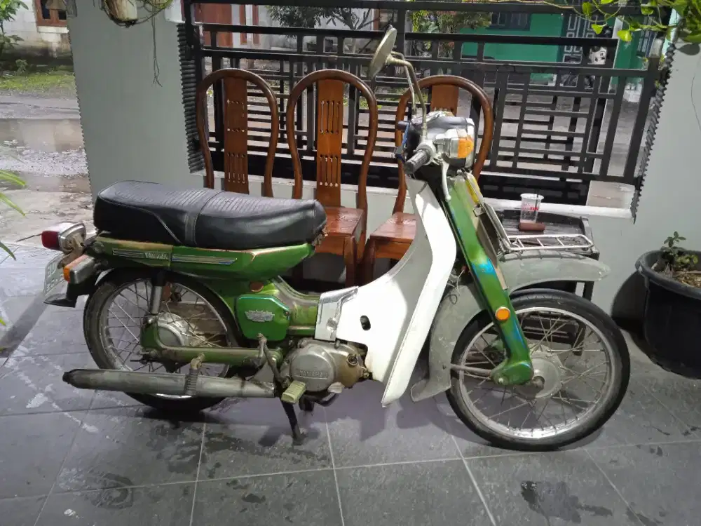 Yamaha v75 th 76 asli hijau sejak lahir pajak hidup