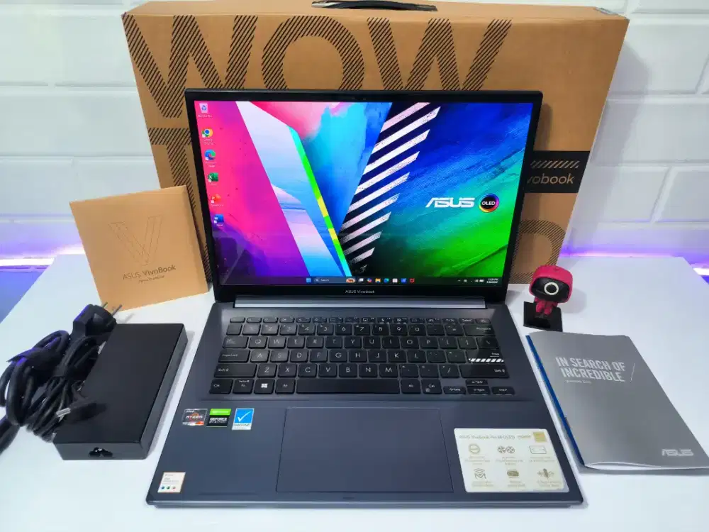ASUS Vivobook Pro 14 OLED M3401QC RYZEN 7 5800H VGA RTX 3050 4GB GDDR6