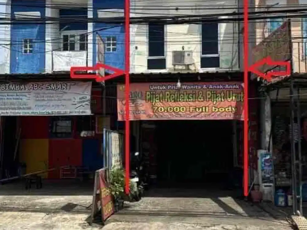 dijual ruko murah harga dibawah pasaran nego tipis di jalan raya taruna jaya, kel. cibubur, kec. ciracas, kota jakarta timur