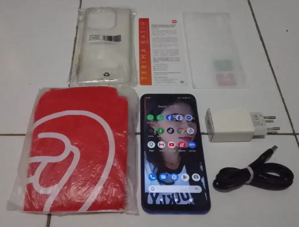 Redmi 9C ( 2022 )
Ram 4gb Rom 64gb
Blue Edition
Kelengkapan