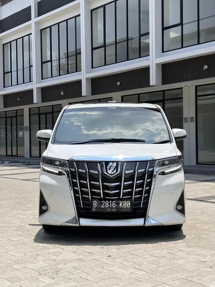 Termurah se Indonesia Toyota Alphard G ATPM AT 2019 Putih Metalik