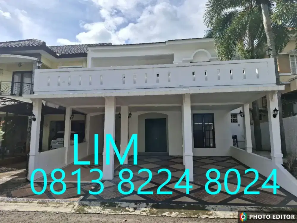 RUMAH  BAGUS MURAH 3 LANTAI SIAPHUNI LEGENDA WISATA CIBUBUR JAKARTA TIMUR