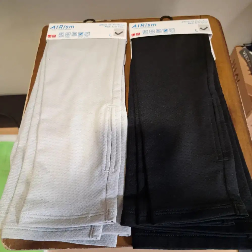 UNIQLO AIRSM UV Protection Mesh Arm Manset Lengan Cover Matahari L