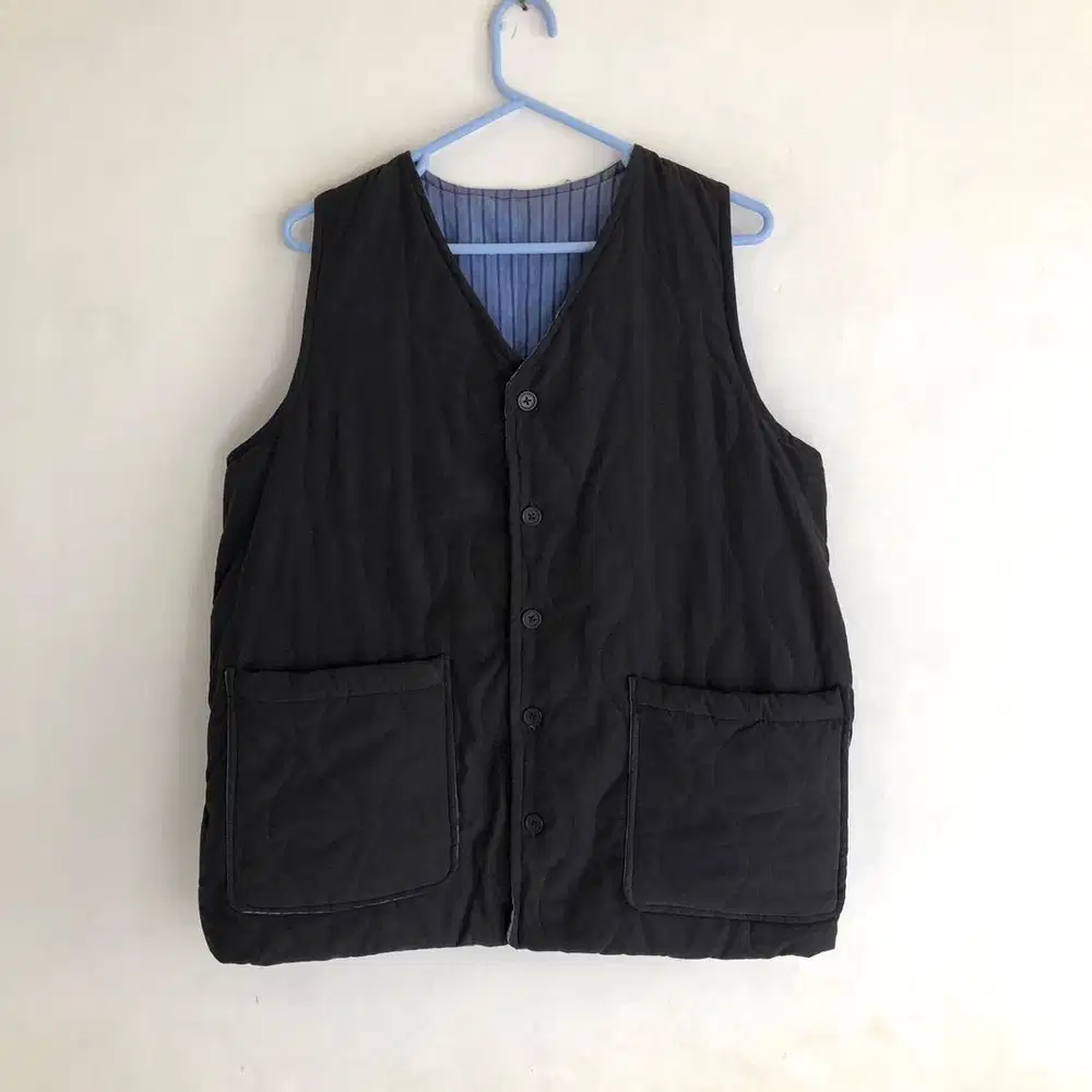Liner quilted vest big pocket uniqlo zara h&m patagonia the north face