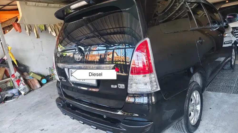 innova Diesel G 2009 akhir di jogja