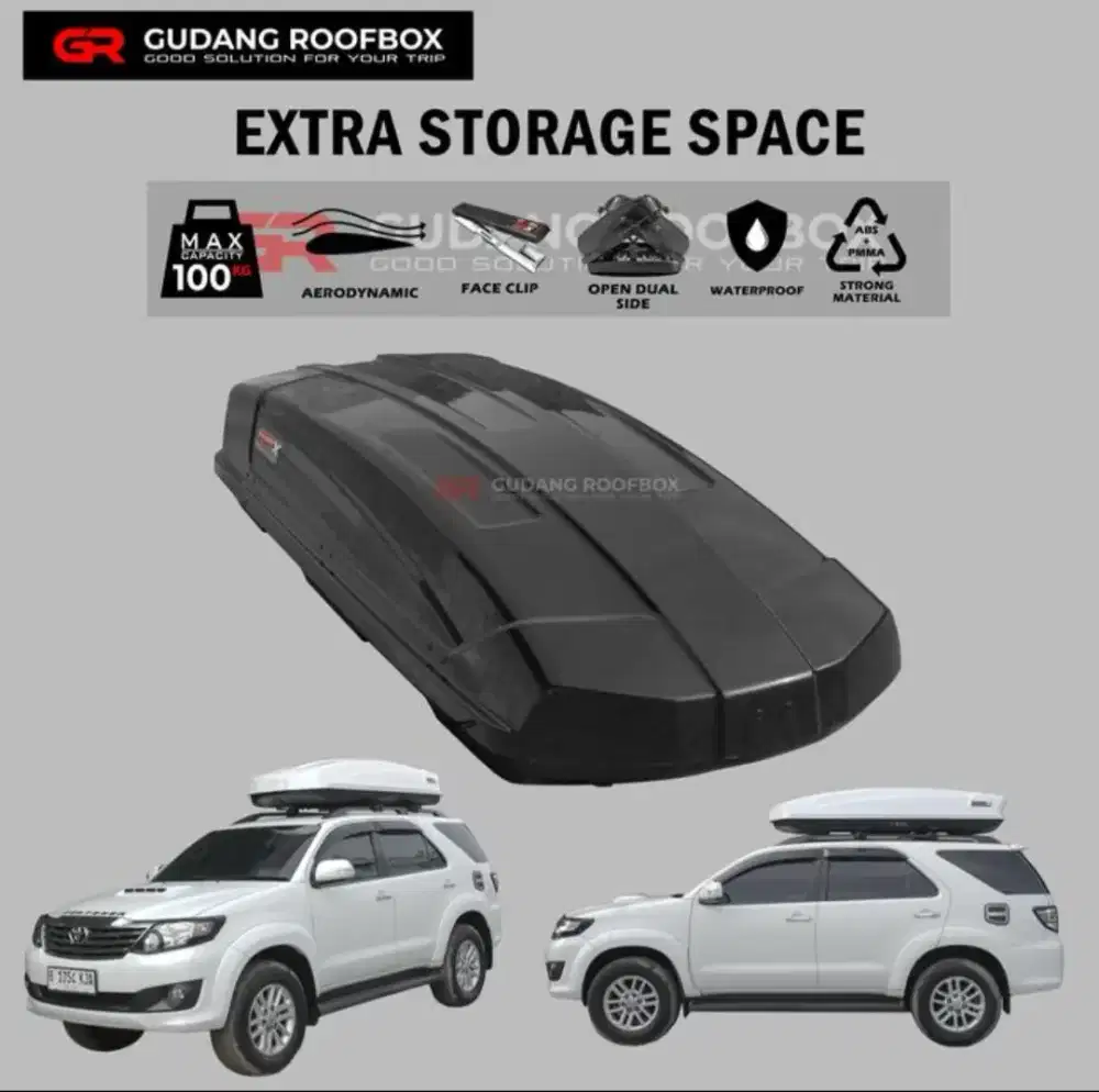 Roof box RMX 700liter Fast Clip