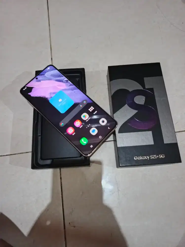 Samsung S21+ 5G 8/256 Sein fullset mlusss like new jossss