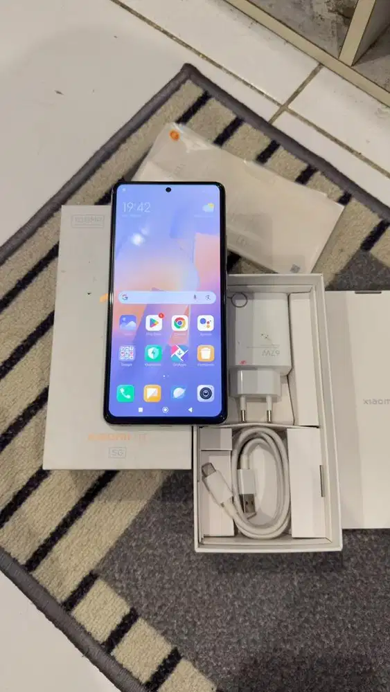 Xioami Mi 11T Blue 8/256GB Resmi Mulus Lengkap