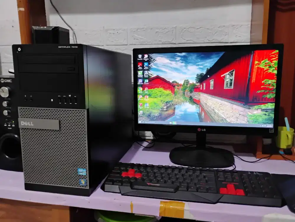 Pc gaming roblox / intel core i5 + ram 8gb + monitor 20inch / dell