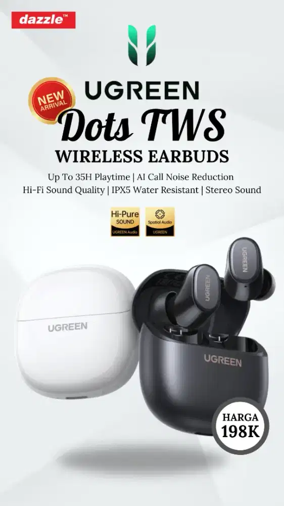 UGREEN WIRELESS EARBUDS TWS DOTS