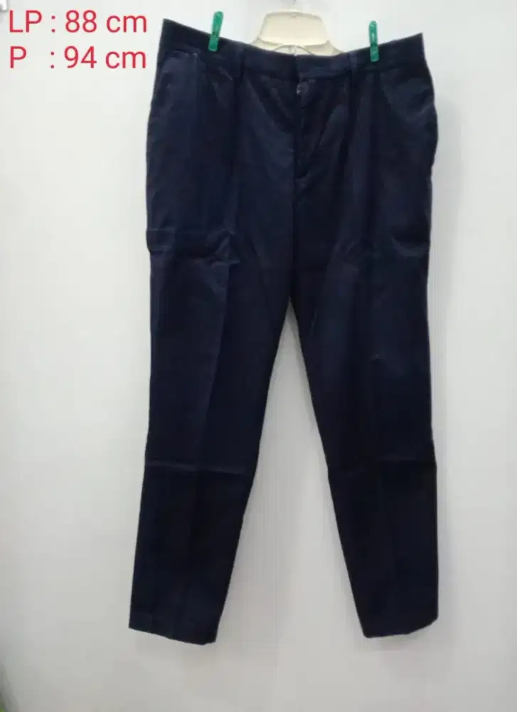 Celana Formal Express Photographer Biru Navy