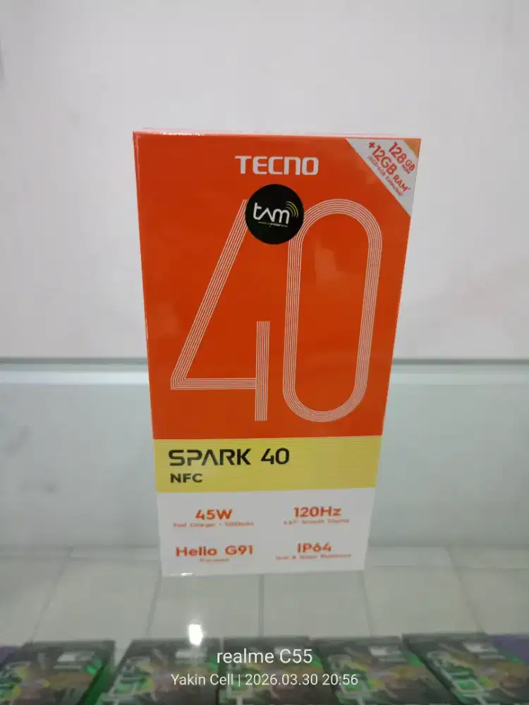 Tecno Spark 40 6/128 GB NFC Helio G91 Camera 50 MP Garansi Resmi