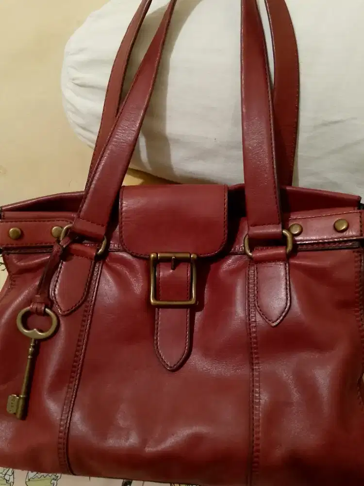 Tas cewek ori warna merah mulus