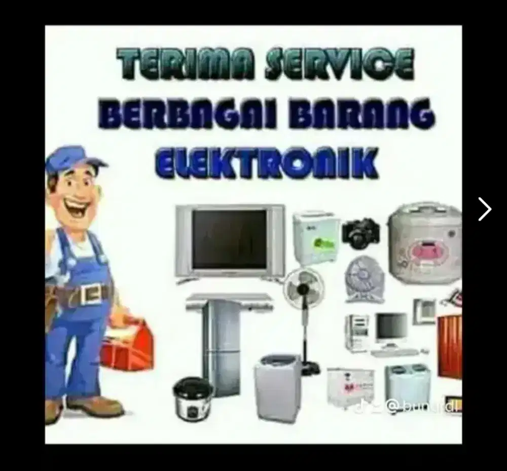 Indra jaya service AC kulkas mesin cuci pompa air dll nya di