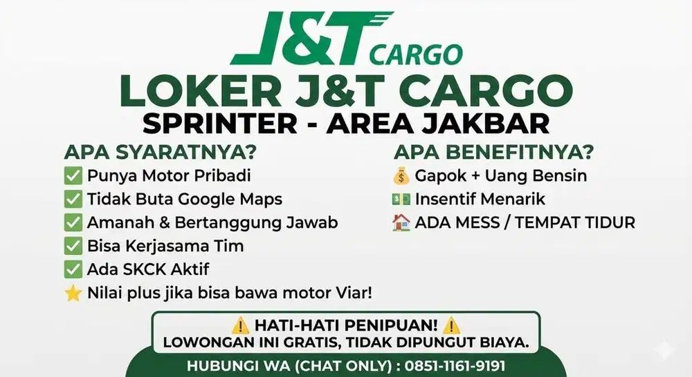 Dicari driver truk, dan kurir area jakarta barat