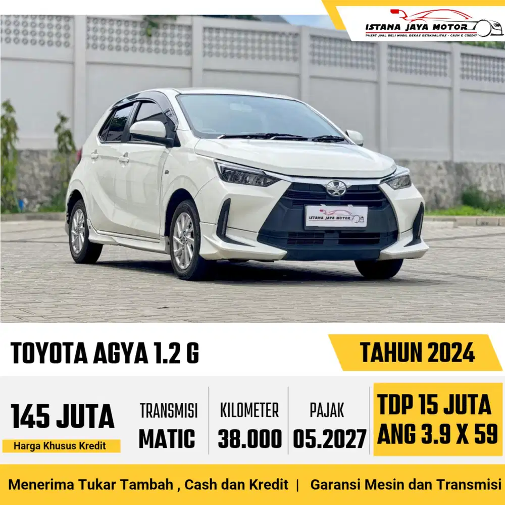 TOYOTA AGYA 1.2 G 2024