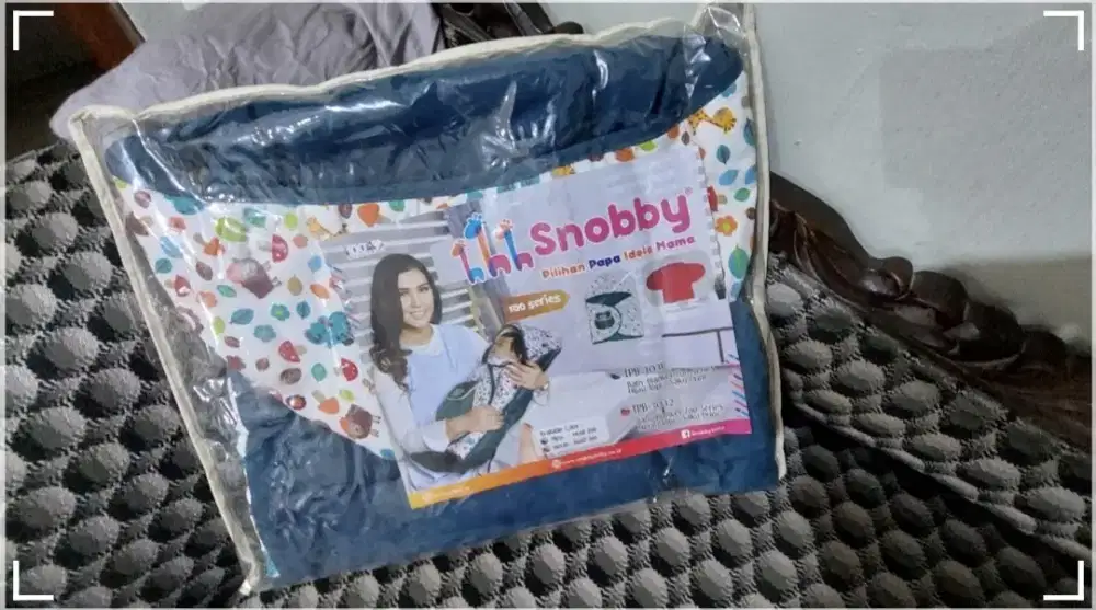 Selimut bayi  Snobby baby blanket zoo series hijau topi + saku print