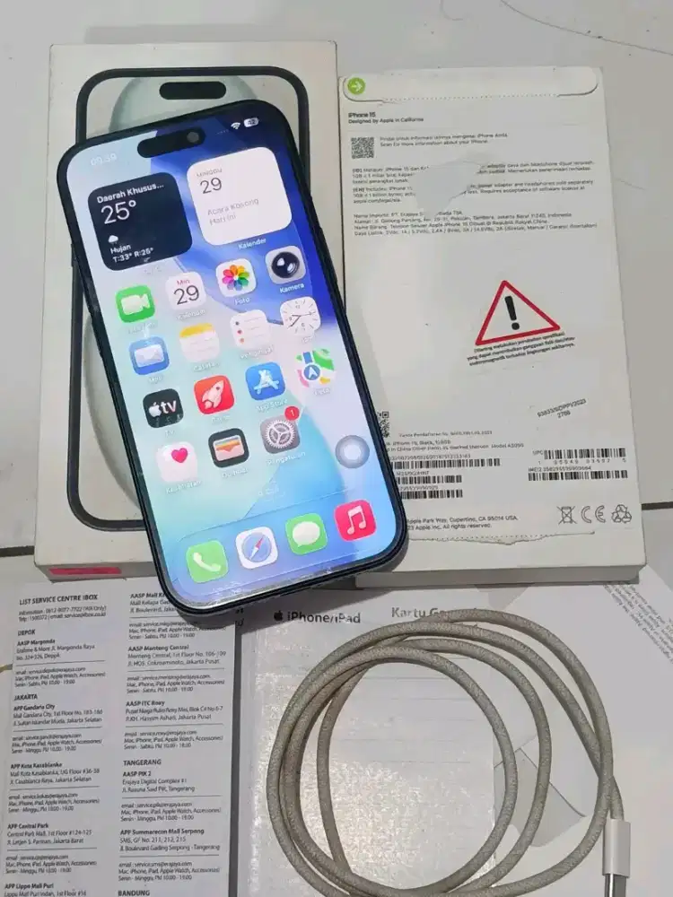 IPHONE 15IBOX
128GB 
ALL OPP 
NOMINUS 
FC ID ON
TT ON