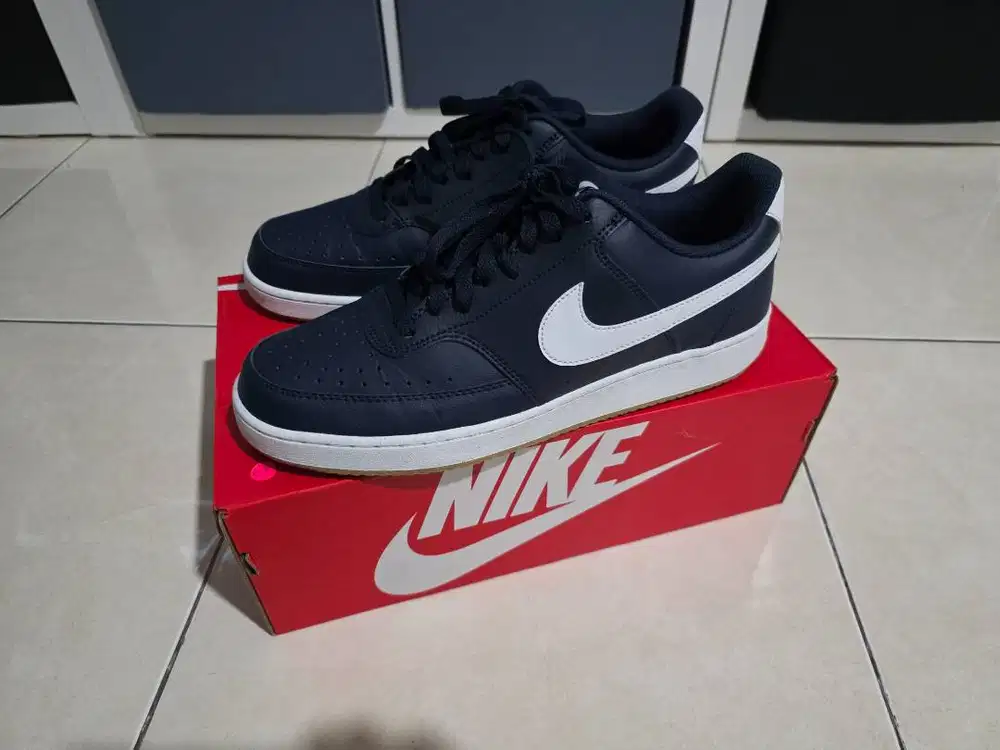 Nike Court Vision Low Obsidian Summit White UK 9.5 EU 44.5 Like New Se