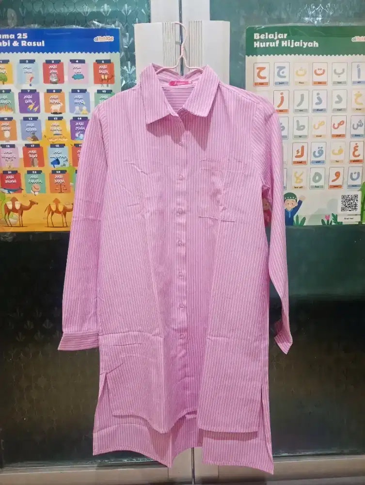 Baju Kemeja Tunik Wanita size L