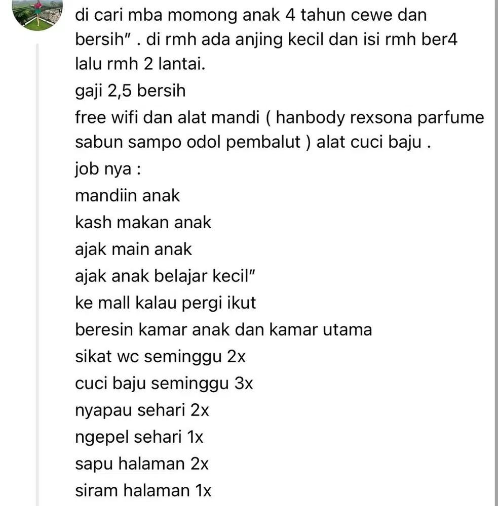 mba asuh plus momong