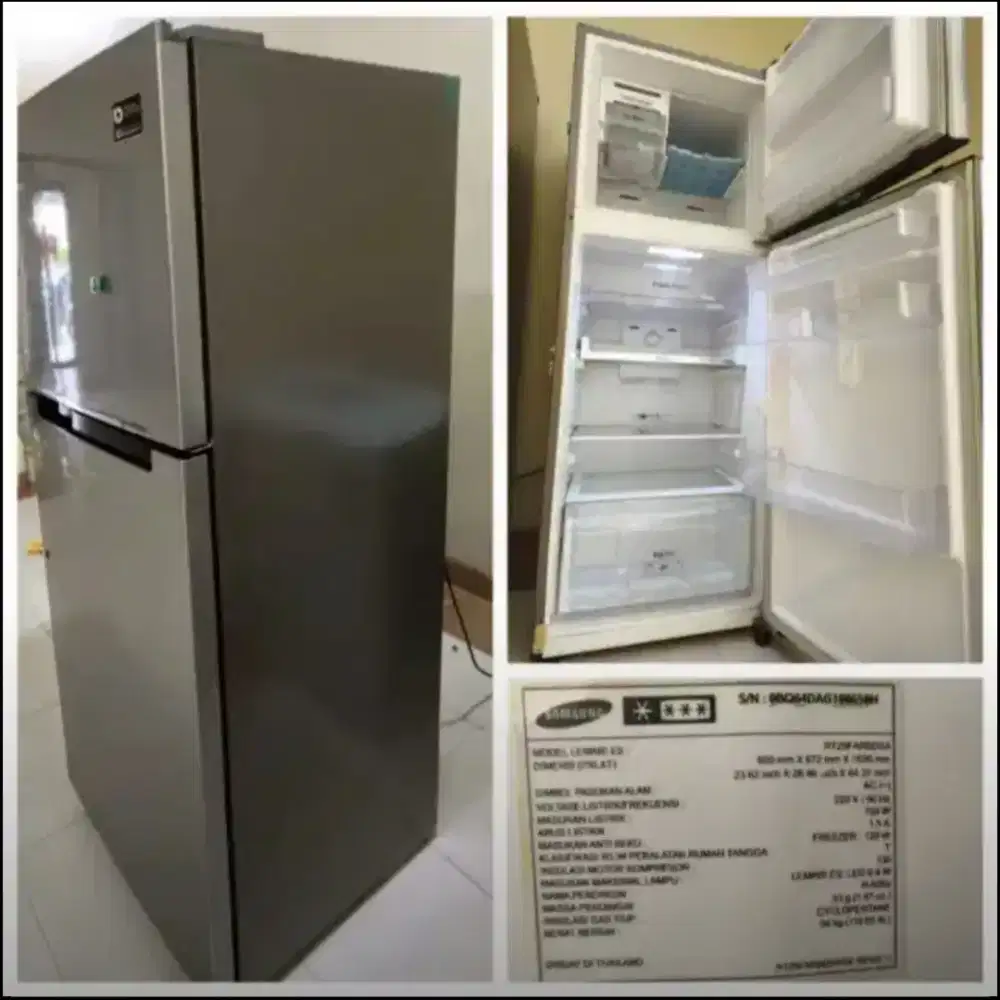 Jual kulkas samsung 2 pintu spt foto,dingin normal,2,4 jt bs nego