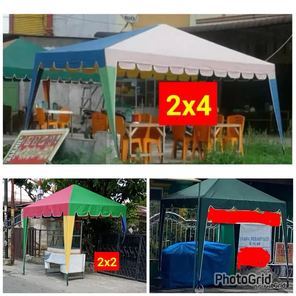 Tenda kafe dan tenda payung (bs antr skitr medan)