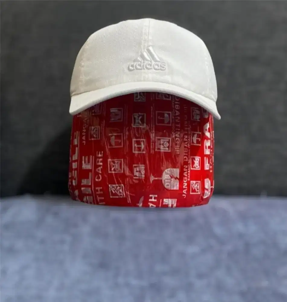 Topi Adidas Original Climalite - Baseball simple Cap White  Bekas