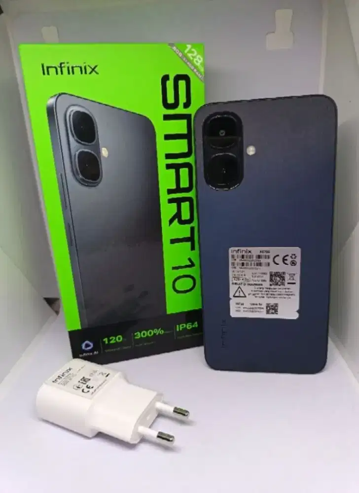 Infinix Smart 10 Ram 4/128 Full Set Mulus Garansi Resmi Aktif